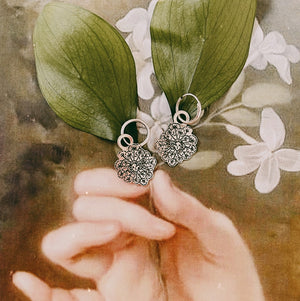 Aretes Dandelion fiori