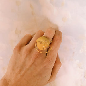 Anillo Moon Face